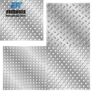 1mm Loch galvanisierte perforiertes Aluminiummetall perforiertes Aluminiumblech, das für Landwirtschafts-Ausrüstung benutzt wurde